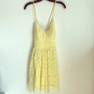 Yellow Lace dress
